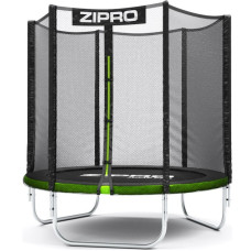 Батут с внутренней сеткой Zipro Jump Pro 6 футов 183 см черно-зеленый (5902659843173)