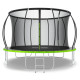 Батут із внутрішньою сіткою Zipro Jump Pro Premium 12 футів 374 см чорно-зелений (5907783039454)