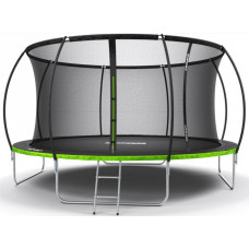 Батут с внутренней сеткой Zipro Jump Pro Premium 14 футов 435 см черно-зеленый (5907783039461)