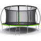 Батут с внутренней сеткой Zipro Jump Pro Premium 14 футов 435  см черно-зеленый (5907783039461)